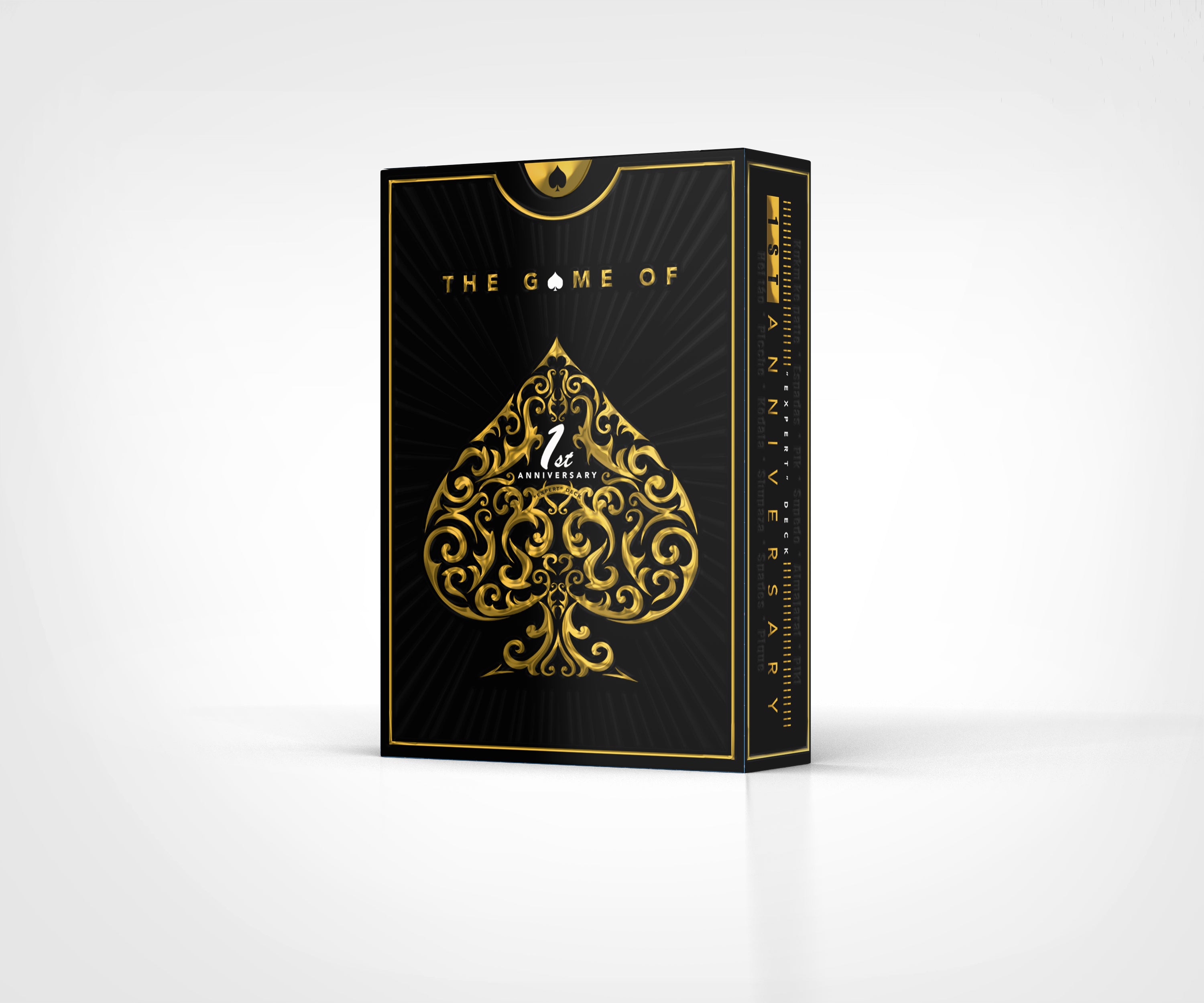The Game of Spades 1st Anniversary "Expert" Deck, Spades deck, cards, playing cards, limited edition