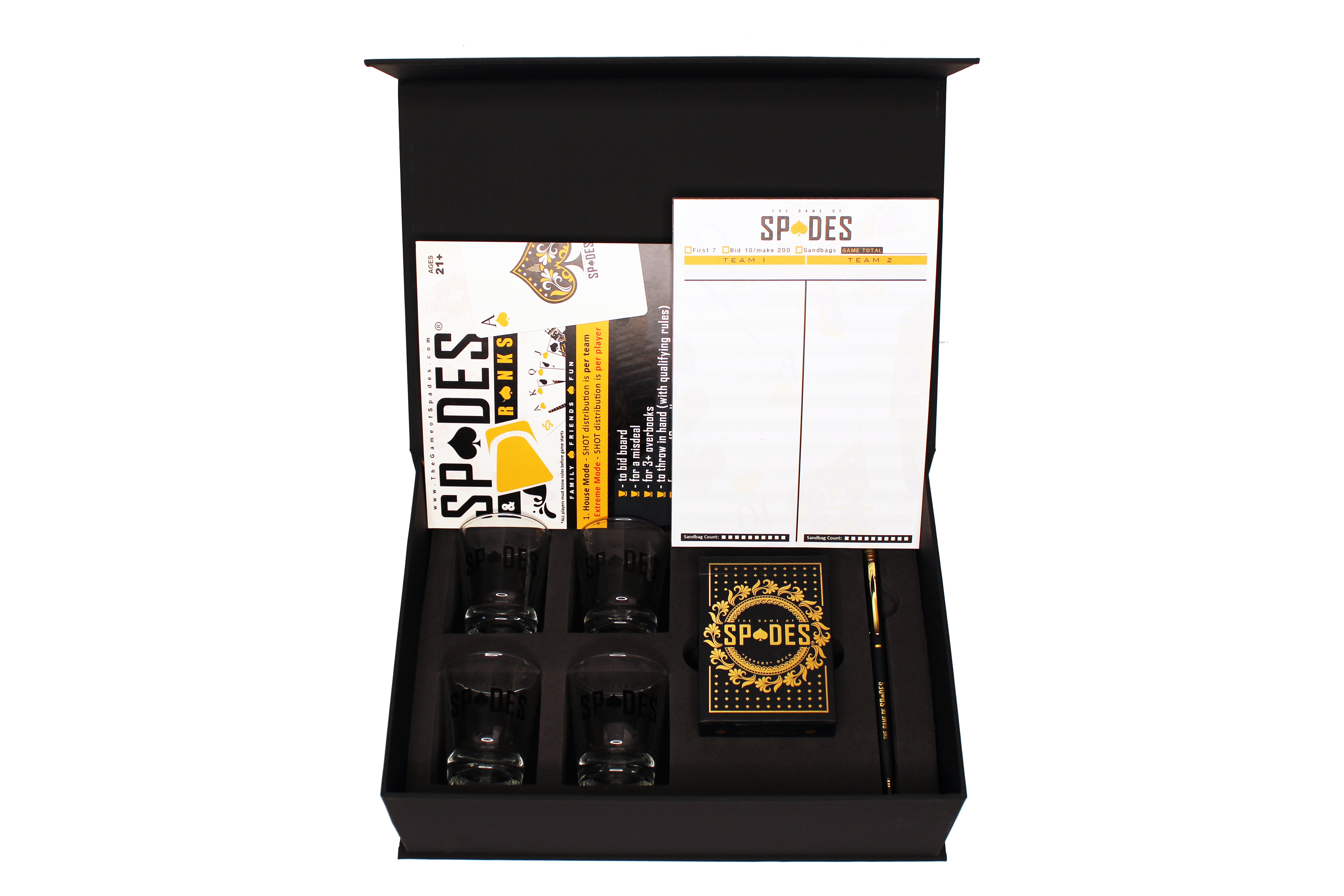 Spades Box Spades & Dranks Game-Set – The Game of Spades